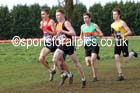 Zak Miller (Greater Manchester) and Jordan Rowe (Essex) lead from Iolo Llyr Hughes (North Wales) and Jack Crabtree(Surrey) during the under-17 mens Inter Counties Cross Country, Cofton Park, Birmingham. Photo: David T. Hewitson/Sports for All Pics